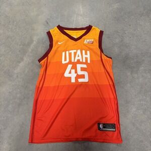 Donovan Mitchell #45 UTAH JAZZ NBA‎ NIKE Swingman Jersey Men's Size 54